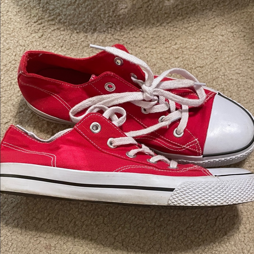 Airwalk Red and White Kids Sneakers
